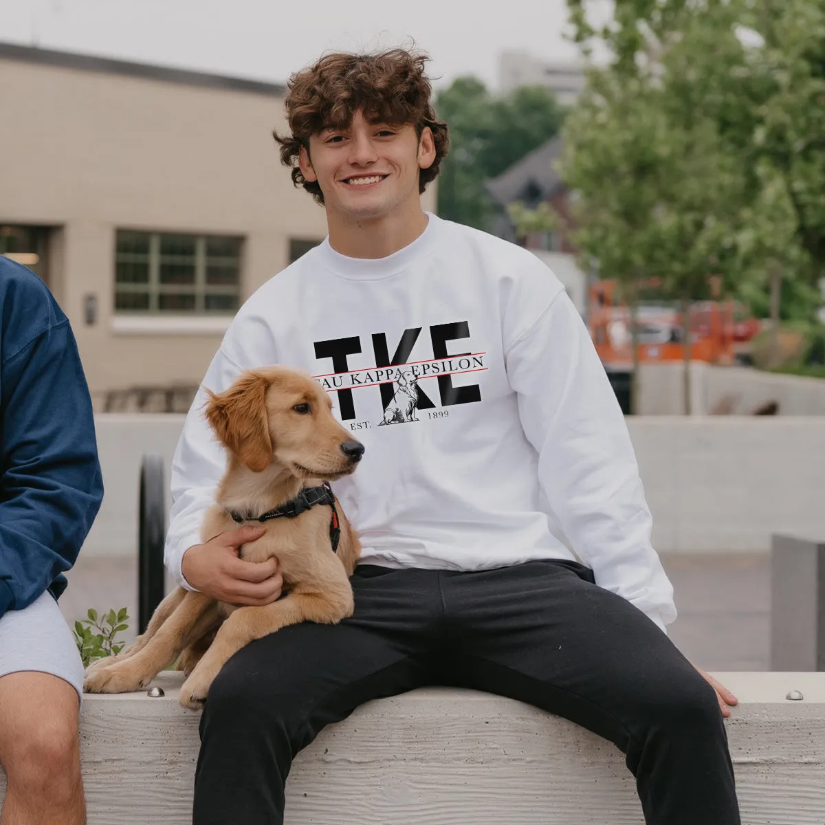 TKE Golden Letters Crewneck