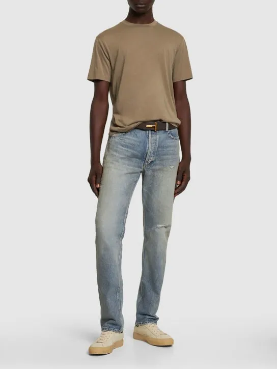 Tom Ford   Cotton blend crewneck t-shirt 