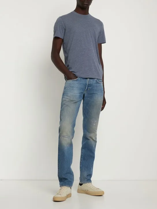 Tom Ford   Mélange cotton blend t-shirt 