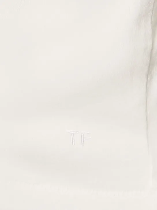 Tom Ford   Mélange cotton blend t-shirt 