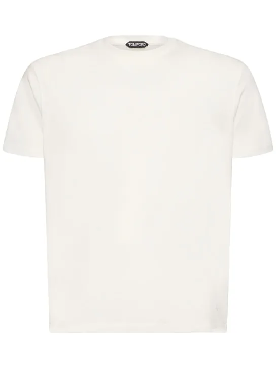 Tom Ford   Mélange cotton blend t-shirt 