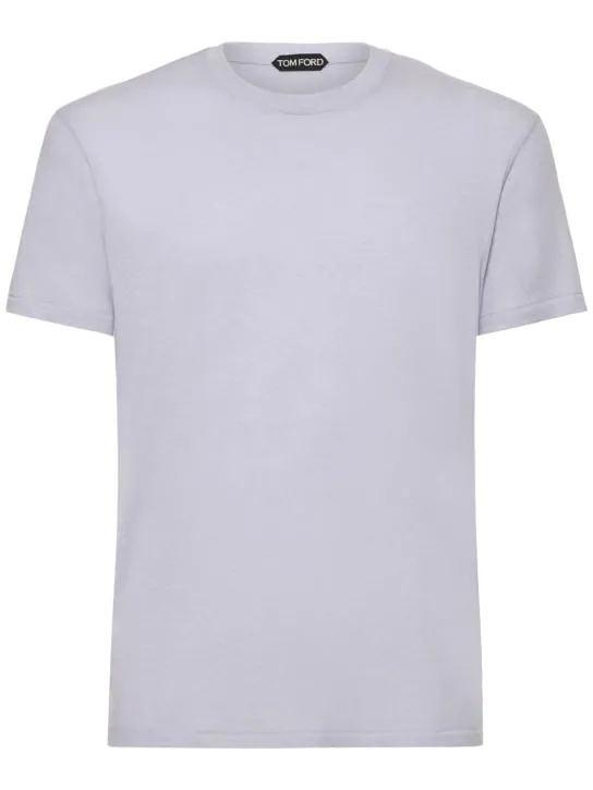 Tom Ford   Mélange cotton blend t-shirt 