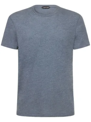 Tom Ford   Mélange cotton blend t-shirt 