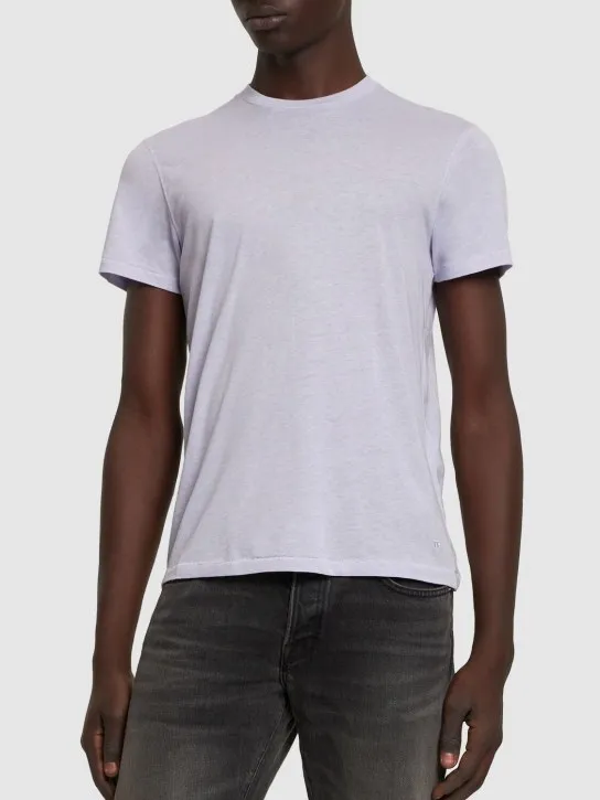 Tom Ford   Mélange cotton blend t-shirt 
