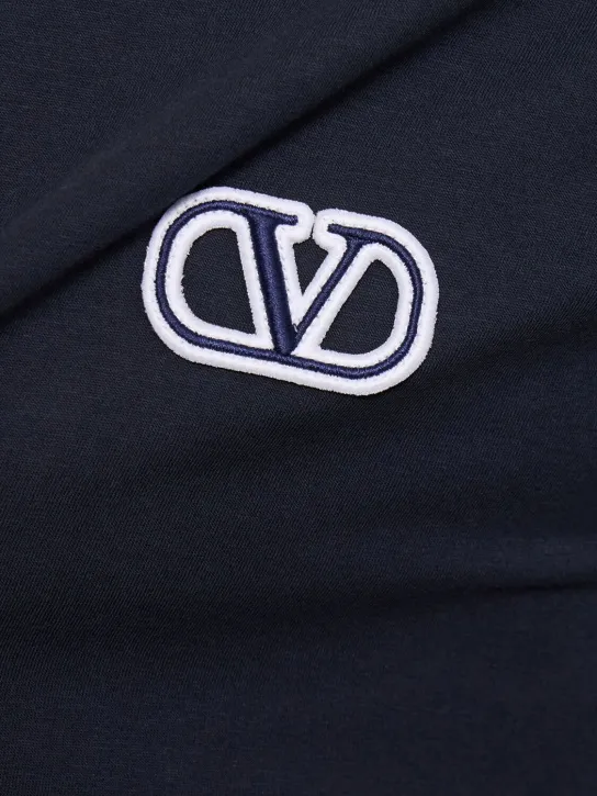 Valentino   Regular fit cotton t-shirt with logo 