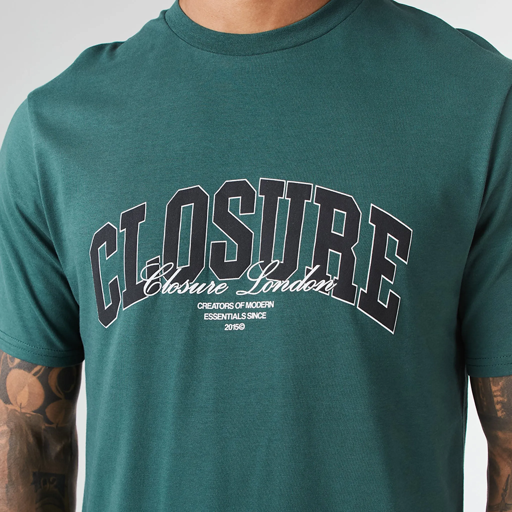 Varsity Script T-Shirt | Forest Green
