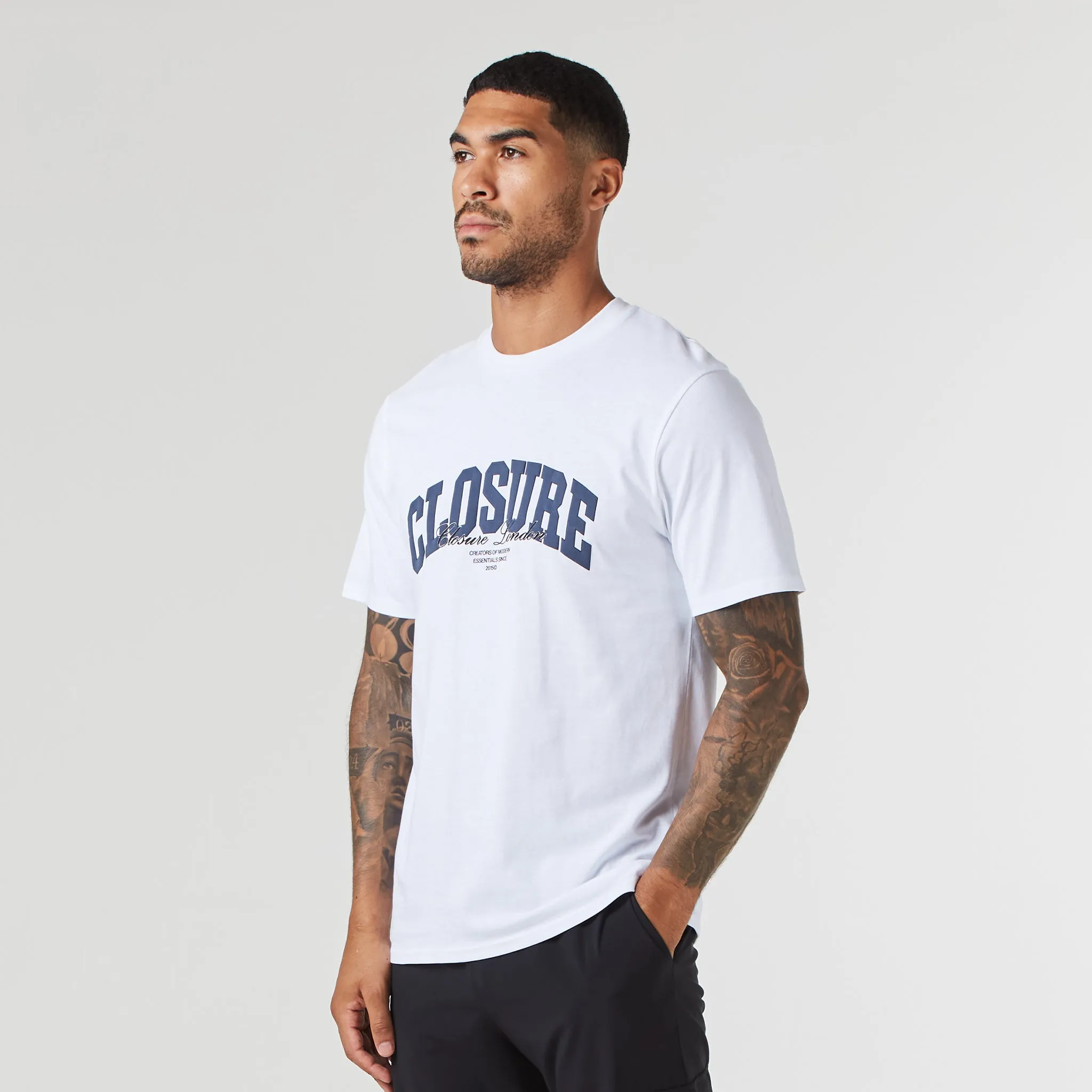 Varsity Script T-Shirt | White