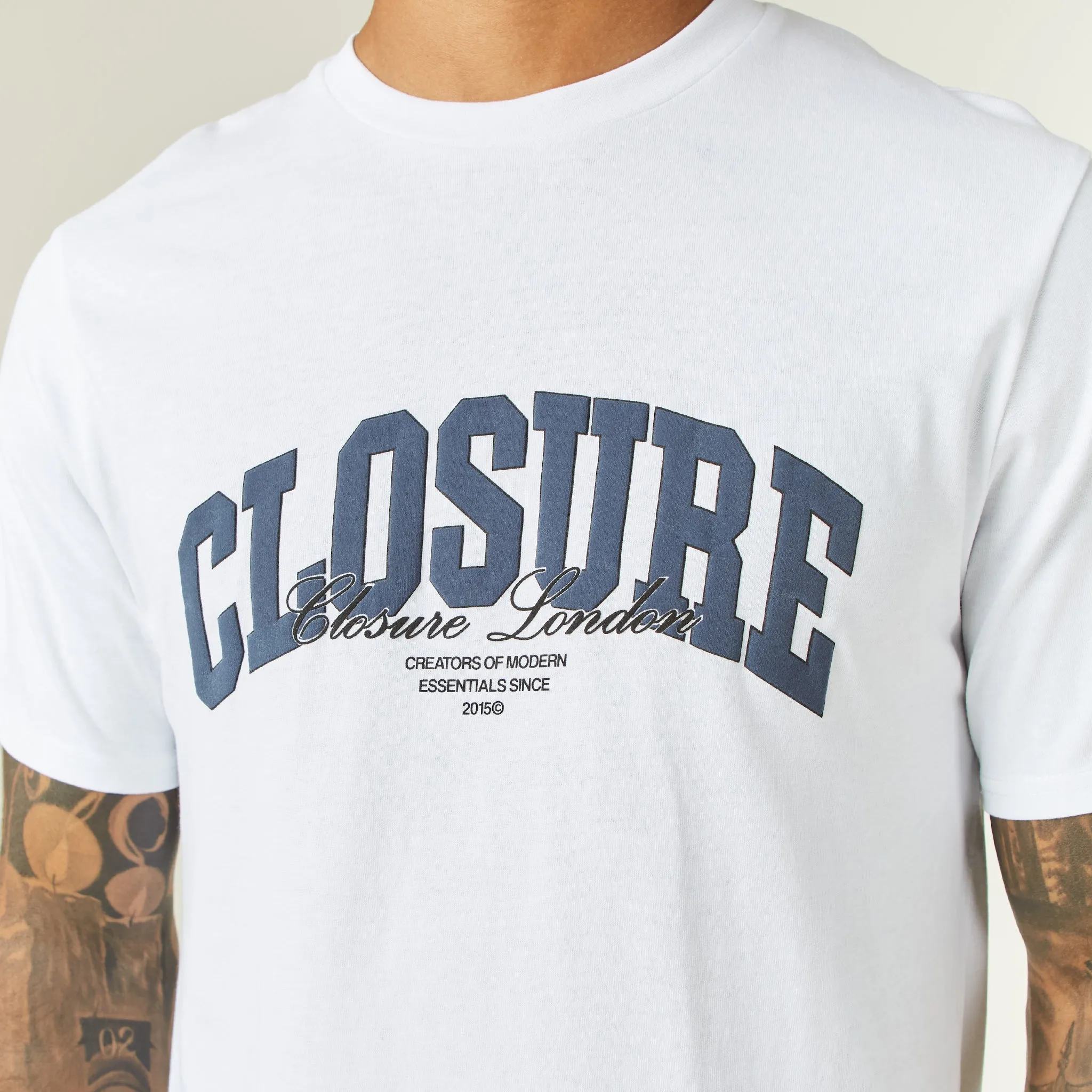 Varsity Script T-Shirt | White