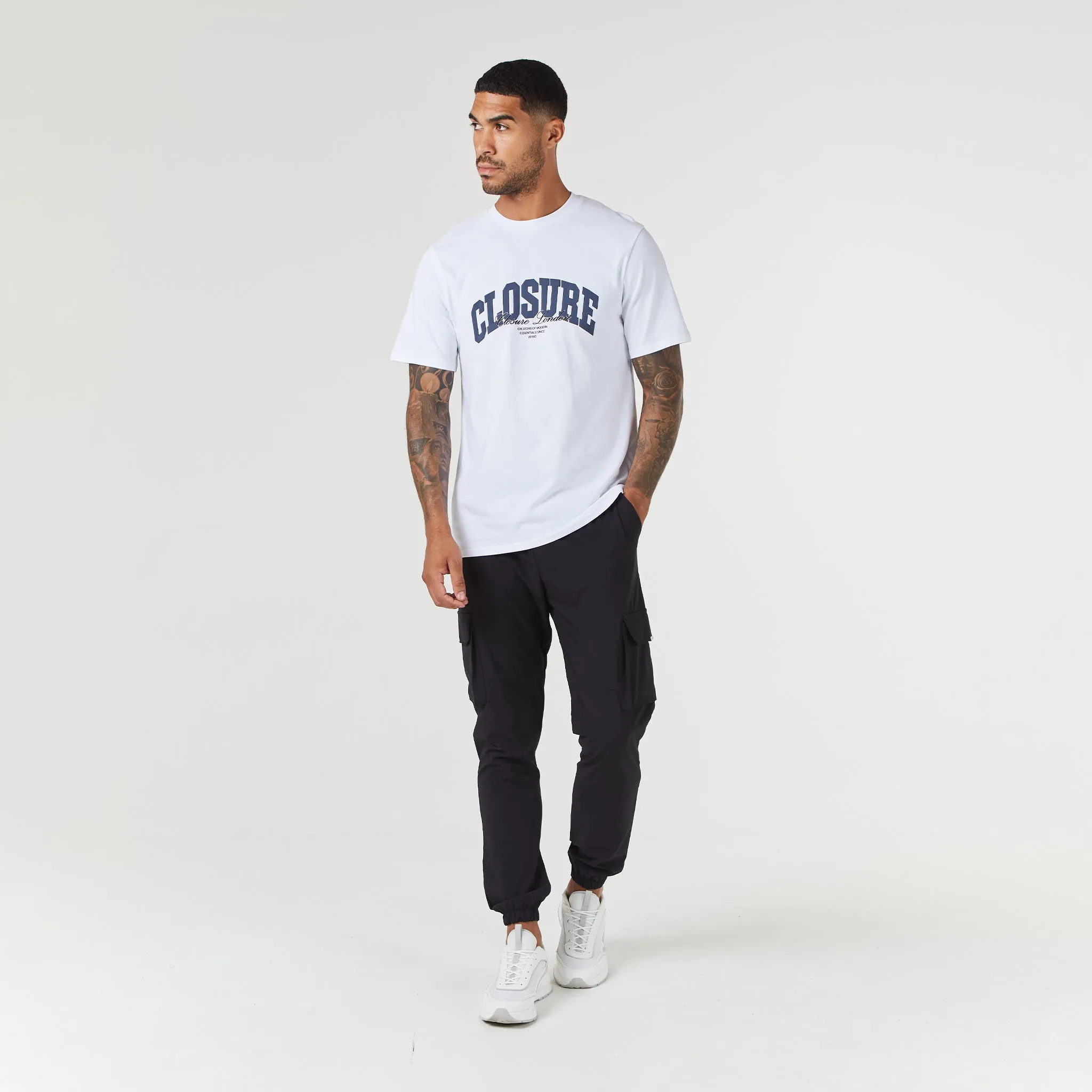 Varsity Script T-Shirt | White