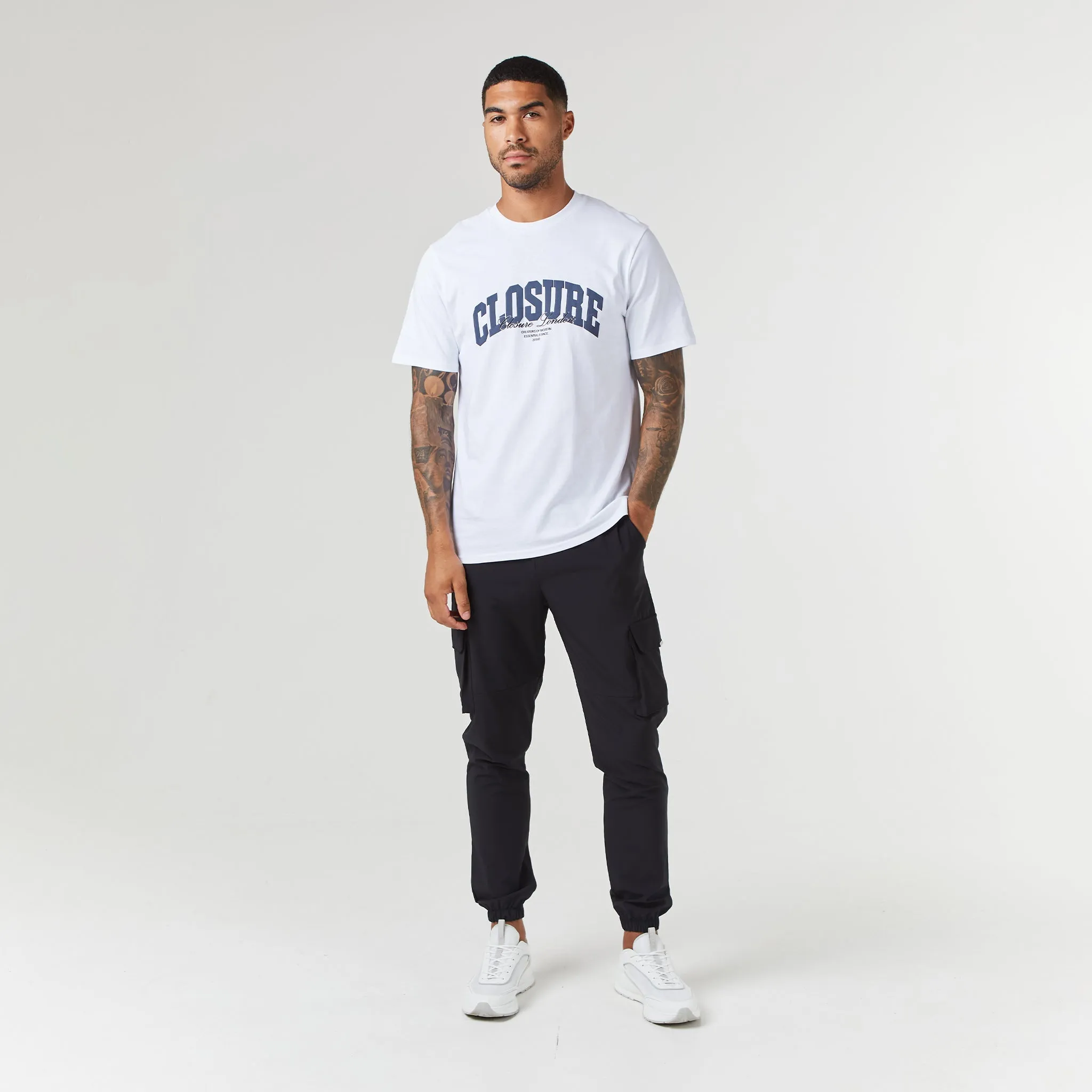 Varsity Script T-Shirt | White