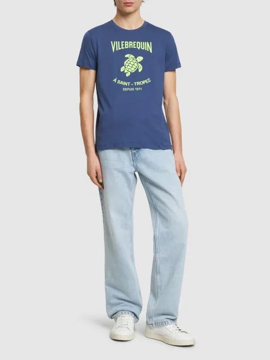 VILEBREQUIN   Logo print cotton jersey t-shirt 