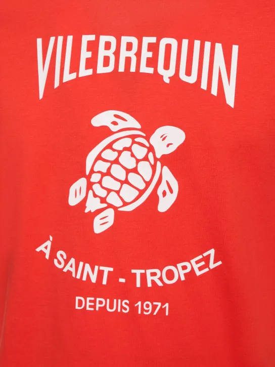 VILEBREQUIN   Logo print cotton jersey t-shirt 