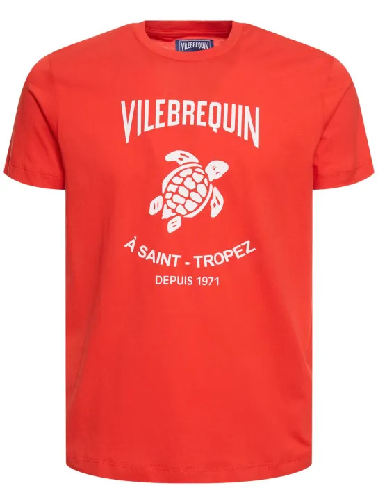 VILEBREQUIN   Logo print cotton jersey t-shirt 