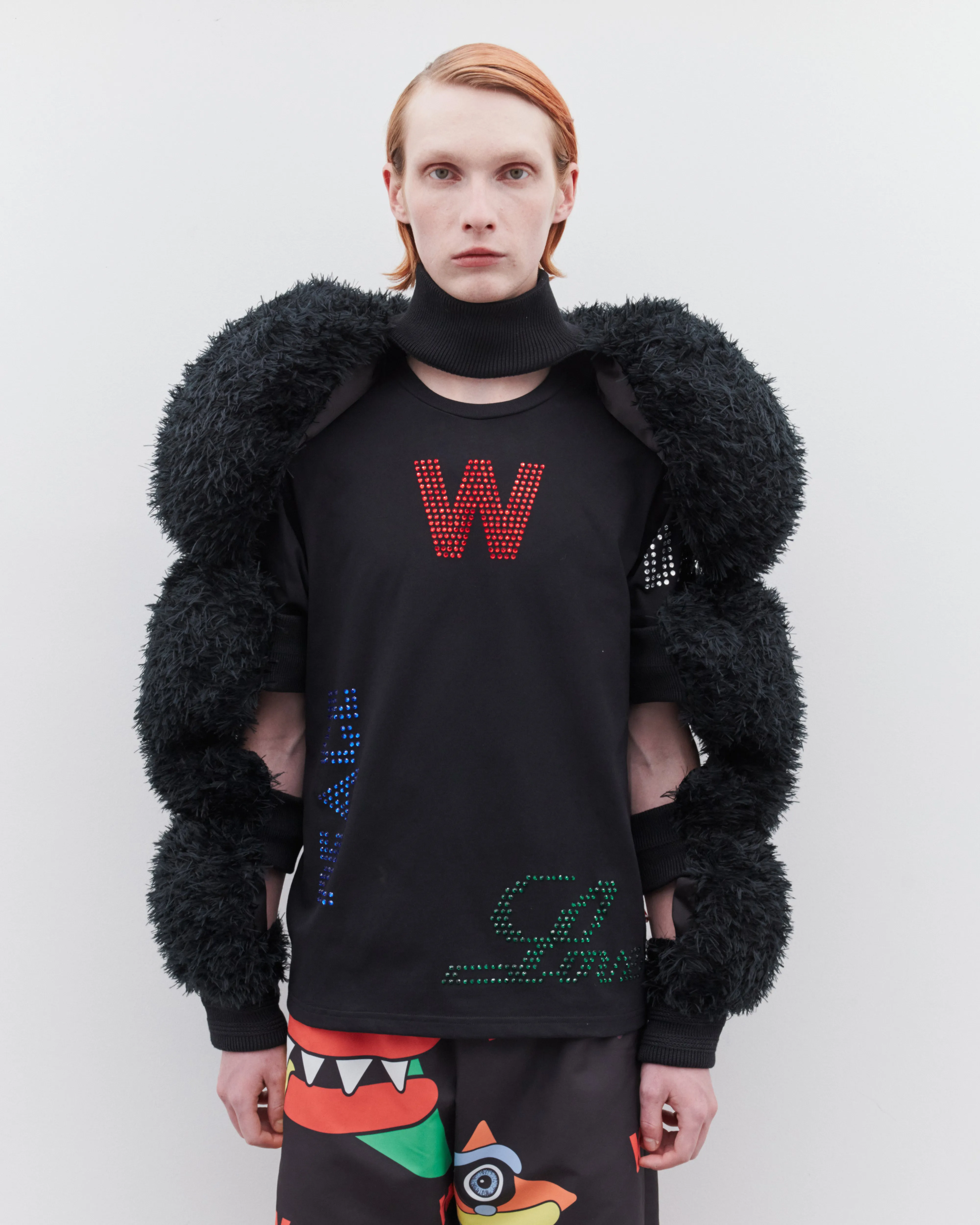 Walter Van Beirendonck - DSM Exclusive Men's Body Building Top - (Black)
