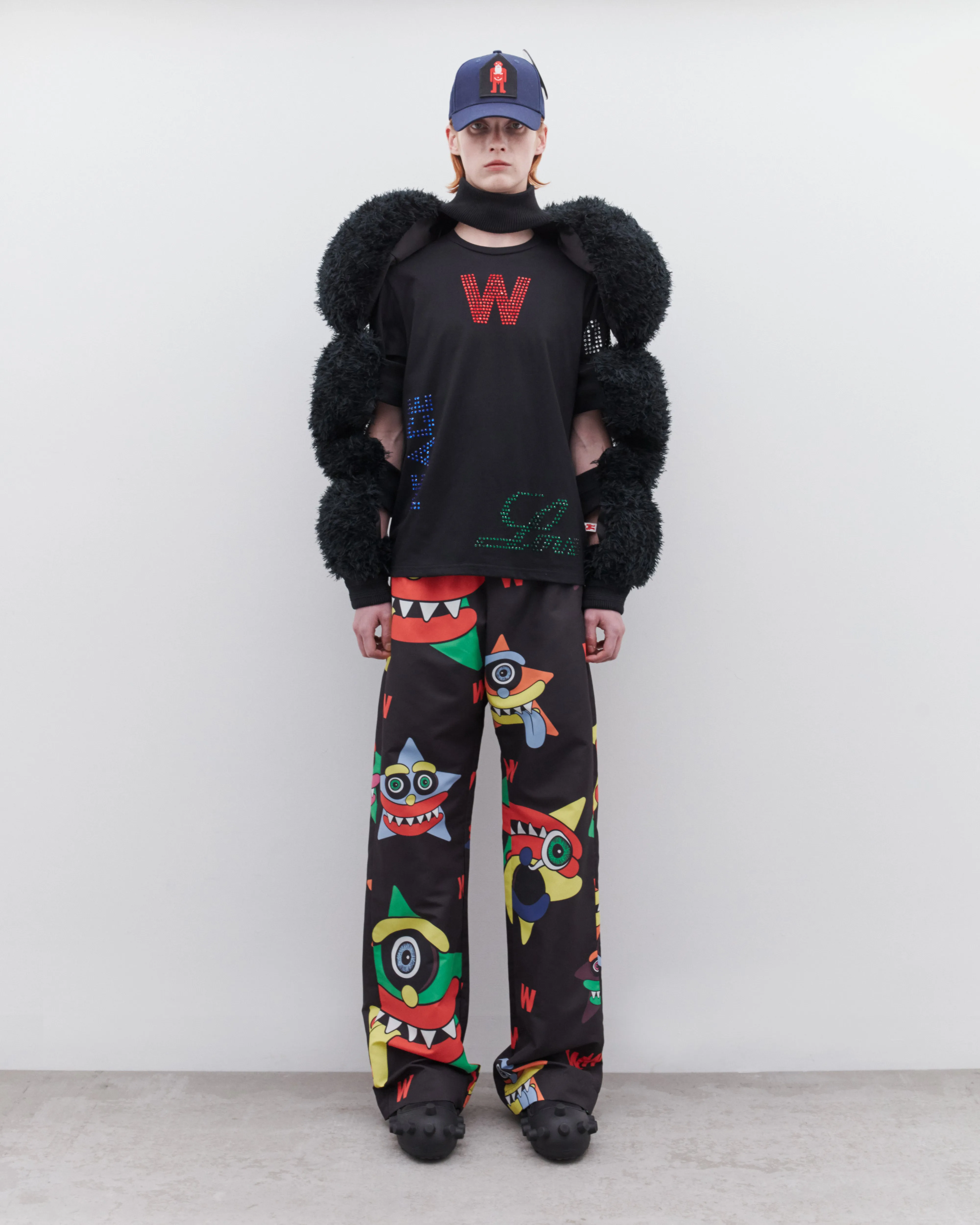 Walter Van Beirendonck - DSM Exclusive Men's Body Building Top - (Black)